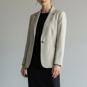 Calvin Klein Cream Blazer for Women